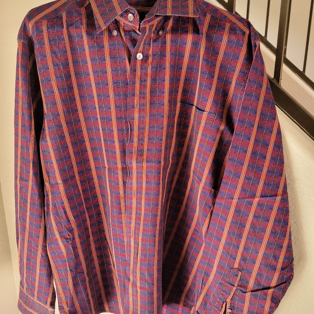 Bugatchi Men's Button Down Dress Shirt. Size: L. Excellent condition